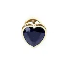 Jewellery Gold Heart Plug – 7 cm – Черный Фото num