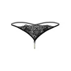 Pērļu stringi – melni – L/XL — Foto 4