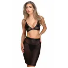 Guilty Pleasure Sheer Stretch Skirt – sheer mesh pencil midi skirt – black – Size: S/M — Photo 3