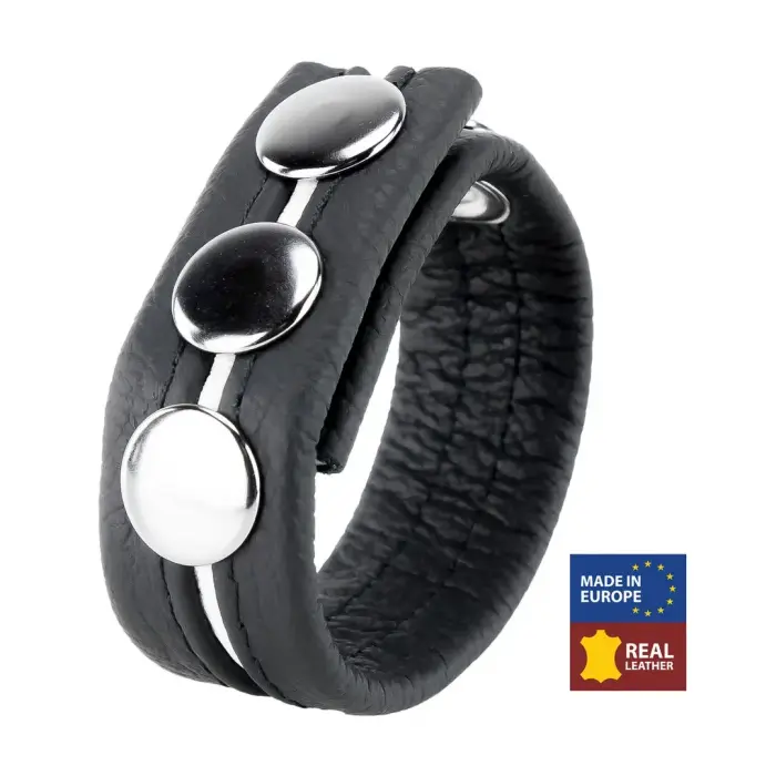 Red Leather reguleeritav nahast võru – valge