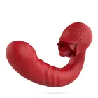 CRUSHIOUS Osiria Rose Thrusting Vibrator – 16 cm – Pink — Photo 1