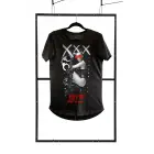 Vīriešu fashion T-krekls – melns – M Foto 1