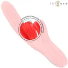 INTENSE Karol – multifunctional thrusting vibrator with wave stimulation – red – 23 cm — Photo 4