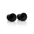 CalExotics silikona krūšu galu piesūcekņi – melni Foto 6