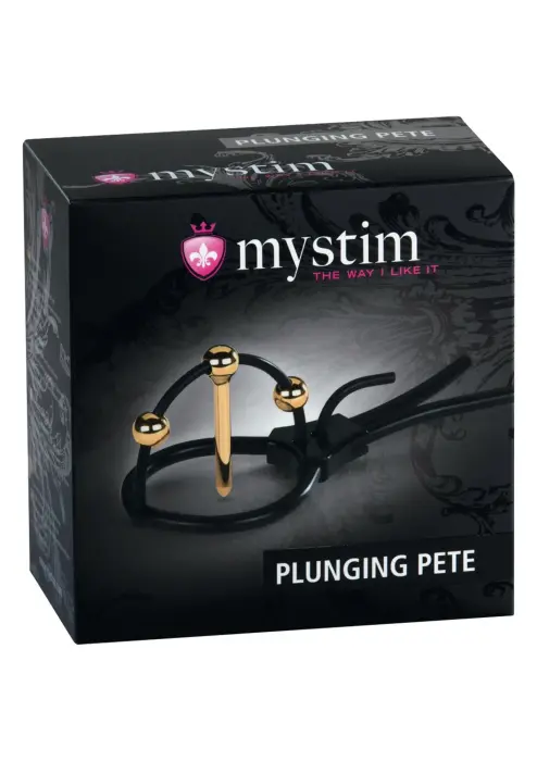 Mystim Plunging Pete Corona Strap – melns Foto 3
