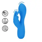 Loveline Mini Rabbit Vibrator Azure Desire компактный двойной вибратор, синий — Фото 1