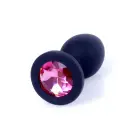 MyLove Toys Jewellery melns silikona anālais spraudnis – 7 cm (2.8″) — Foto 2