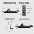 Daudzo orgasmu vibrators – melns — Foto 4