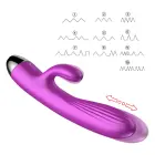 Violets truša pulsējošs vibrators ar sildīšanas funkciju — Foto 3