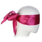 Rose Blindfold Satin Look Foto 1