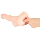 Nature Skin 3in1 reālistisks dildo – 31 cm (12.2″) – Miesas krāsa — Foto 9