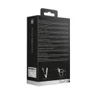 Silikona rievotais strap-on – regulējams – melns Foto 2