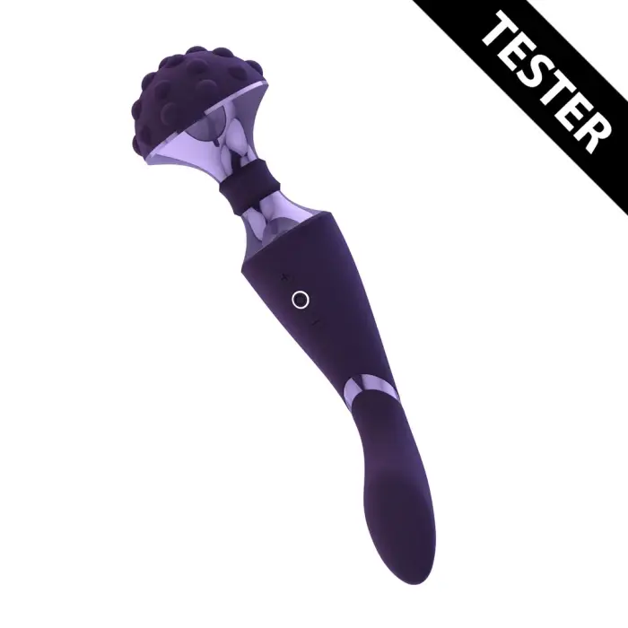 Shiatsu Гибкий wand вибратор – 18 cm (7″) – фиолетовый