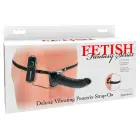 FFS Deluxe Penetrix Dual-Ended Vibrating Strap-On System – 19 cm (7.5″) – Black — Photo 1