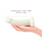 DilDolls Fantasia Dildo – 20 cm (8″) – Multicolored — Photo 3