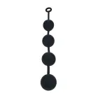 Silicone Round Anal Balls - XXL - 60mm - Black Photo