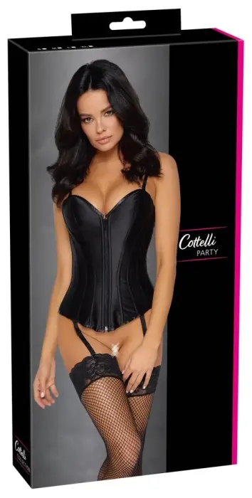 Cottelli PARTY overbust korsetas – juodas – M
