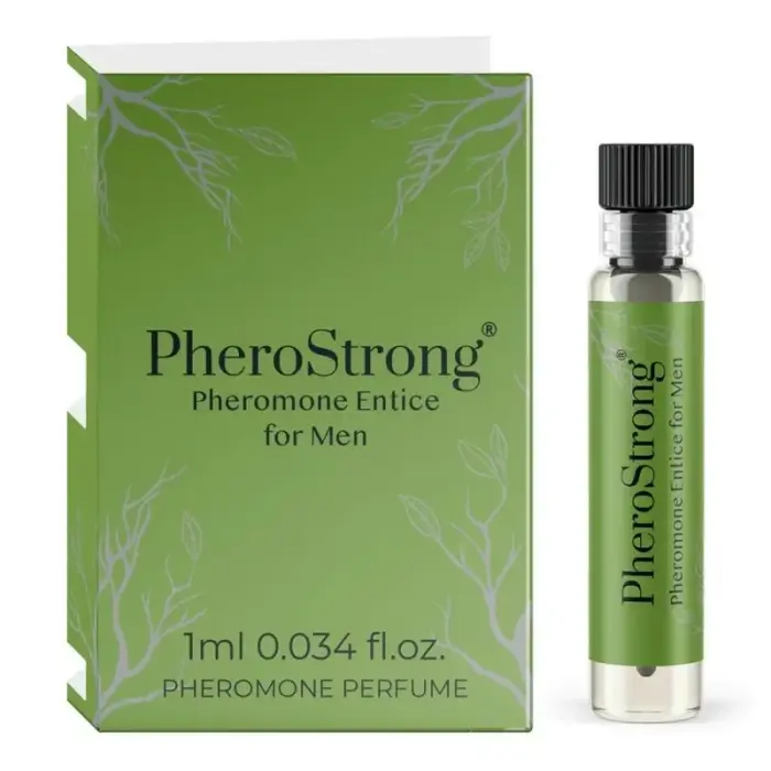PheroStrong Entice For Men 1 мл – духи с феромонами, бергамотом и древесными нотами
