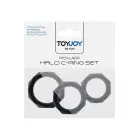 TOYJOY Manpower Power Halo C-Ring Set – Black — Photo 3