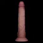 LoveToy Sliding Skin Pro II Dual Layer Silicone Dong – realistiškas dviejų sluoksnių silikoninis dildo – 19 cm — Nuotrauka 6