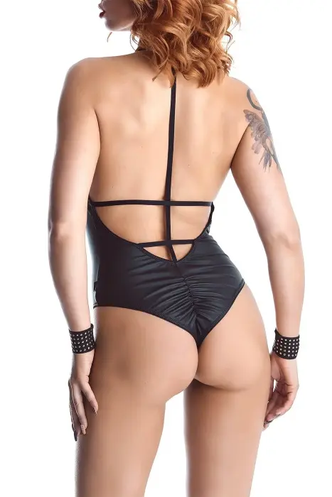 JENNIFER001 Wetlook bodis – juodas – XXL Photo