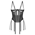 Obsessive Euphori korsete ar atvērtām krūšu daļām – melna – L/XL — Foto 7