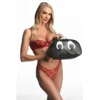 Cuffed Travel Bag with Handcuff Handles - Black Foto 8
