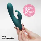 CRUSHIOUS LOLA Мини кролик-вибратор – 14.5 cm (5.7″) – розовый — Фото 8