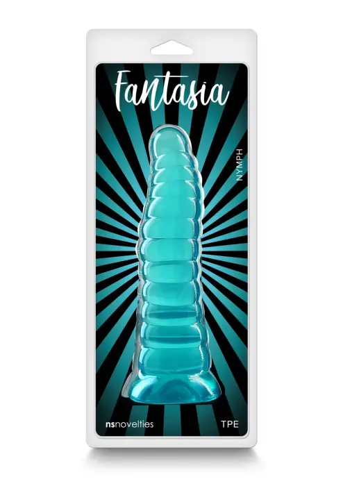 Fantasia Nymph – Zaļš silikona dildo – 20 cm (8″) Foto 2