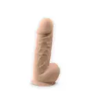 Model 1 realistlik vibraator puldiga – 21.5 cm (8.5″) – nahavärv — Foto 4