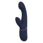 GODDESS HESTIA õõtsuv topeltvibraator – 20.8 cm (8.2″) – sinine — Foto 3
