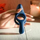 Zero Tolerance Ring Around The Rosy Dual Motor Silicone Ring 13.5 cm – Blue — Photo 4