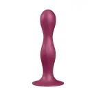 Satisfyer Double Ball-R pasunkintas dildo – 20 cm (8″) – raudonas — Nuotrauka 4
