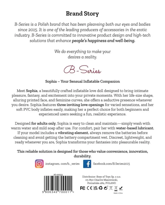 Sophia piepūšamā seksa lelle – 3 caurumi Foto 8