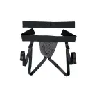 Gender X Double Rider Adjustable Lycra Harness with Vibrating Ring — Photo 4