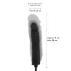 Hidden Desire Extreme piepūšams dildo – melns Foto 11