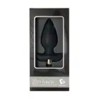 Rocks-Off Butt Throb 7 greičių silikoninis analinis kištukas – 9.5 cm – Juodas — Nuotrauka 2