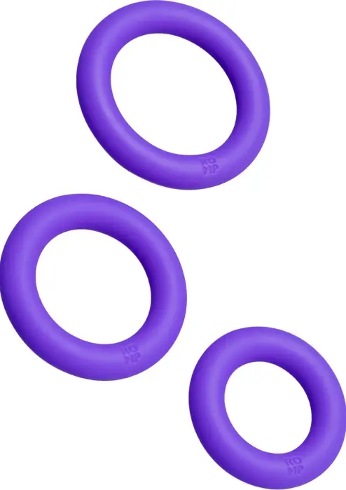 ROMP Remix Trio varpos žiedų rinkinys – violetinis