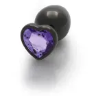 Heart Gem Butt Plug – L – 18 – 20 cm – Purple — Photo 5