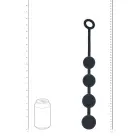 Round Silicone Anal Balls - L - 40mm - Black Photo