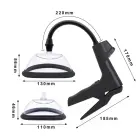 Manuālā krūšu galu sūkņu komplekts ar digitālo displeju Foto 3