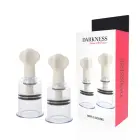 Darkness Nipple Suckers – transparent vacuum set – 2 pcs – 3.1 cm — Photo 1