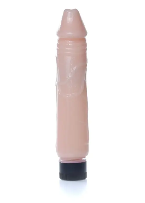 Juicy Jelly daudzātrumu vibrators – 22 cm – ādas krāsa Foto 2