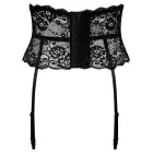 Cottelli LINGERIE Straps Spitze Garter Belt – Black – L — Photo 5