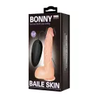 BAILE-JASSON Realistlik vibraator iminapaga ja puldiga – 25 cm (9.8″) – nahavärvi — Foto 1