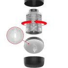 JAMYJOB Tornado 360 Tech Stroker with Rotating & Thrusting System – Black — Photo 8
