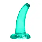 Nereālistisks dildo ar piesūcekni – 11.5 cm (5″) – Caurspīdīgs Foto 5