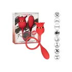 French Kiss Casanova dvigubas vibratorius – raudonas — Nuotrauka 5