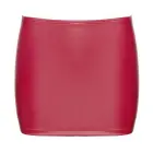 Cottelli Party – matte look mini skirt with ruffled back – red – S — Photo 7