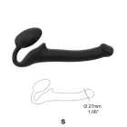 Semi-Realistic Bendable Strap-On Dildo – 17 cm (6.7″) – Black — Photo 4